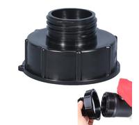 1 Pezzo Adattatore IBC da 3 Pollici Adattatore IBC da S100 A S60 Riduttore Contenitore Barile Raccordo In Plastica per Barili Di Acqua Piovana Serbatoio Acqua da 100mm A 60mm Conversione Filetto