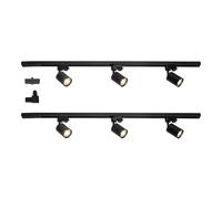 1-Phase Tracking Set Elemental 2M GU10 BLACK