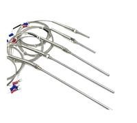 1 pièce 0-400 ℃ M8 K Type 1 m 2 m 3 m 5 m Longueur de la sonde 50 mm 150 mm 100 mm 200 mm Sonde Filetage Câble Thermocouple Capteur de température du four (M8 E, longueur de la sonde 200 mm, 1 m)