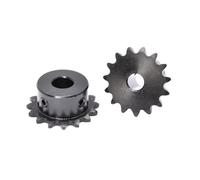 1 pièce 04C/25H 15 dents haute fréquence Pignon en acier au carbone trempé, pas 6.35mm, Hauteur 15mm