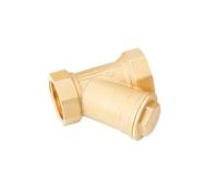 1 pièce 1-1/4" 1-1/2" 2" filetage femelle en laiton type Y vanne de filtre DN32/DN40/DN50 raccord de tuyau de crépine en ligne for l'eau(1-1/4")