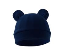 1 pièce/10 bonnets de bébé colorés pour nouveau-nés, bonnets confortables pour les nourrissons, bleu marine, taille unique