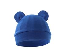 1 pièce/10 bonnets de bébé colorés pour nouveau-nés, bonnets confortables pour les nourrissons, chapeau élastique pour bébé, bleu marine, taille unique