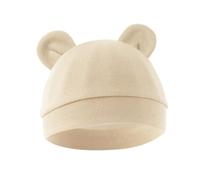 1 pièce/10 bonnets de bébé colorés pour nouveau-nés, bonnets confortables pour les nourrissons, chapeau élastique pour bébé, beige, taille unique