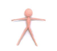 1 Pièce 10CM De Cadres De Corps En Feutre Pré-fabriqués Pour Rendre Les Fées, Les Momies, Les Gnomes, Les Extraterrestres Plus Faciles - Kits De Feutrage Pour Débutants