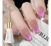 1 Pièce 10ml Rosemary Poudre D'ongle Chrome Magnétique œil de chat Caméléon Métallique Poudre À Paillettes D'art D'ongle Pour Vernis À Gel Diy Nail Salon À Domicile ABS