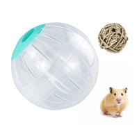 1 Pièce 14,5 cm Transparent Mignon Animal Hamster Boule,Bleu Mignon Animal Boule,Roues D'exercices en plastique,Ballon de course pour cochon d'Inde, gerbille, hérisson