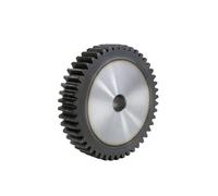 1 pièce 16 dents roue dentée droite sans moyeu, roue dentée droite lisse, module 1,5, alésage 8mm, rainure de clavette 3mm