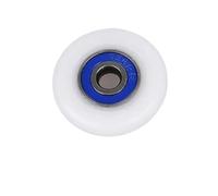1 pièce 19/23/25/27/29 mm for porte coulissante, roulettes de fixation avec vis for porte de douche(1Pcs 27mm)