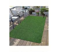 1 pièce 19,7 x 197 pouces Herbe artificielle de haute qualité, matériau plastique, tapis d'herbe intérieur/extérieur, convient pour la décoration de jardin extérieur, cour, balcon, plage et scènes de 