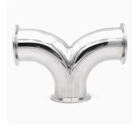 1 pièce 19 mm-63 mm (3/4"-2,5") en acier inoxydable SS304, raccord sanitaire à 3 voies, 1,5" 2" OD 50,5-77,5 mm, compatible avec les colliers de serrage Tri Clamp 1,5"-2,5"(WHITE,38mm x ferrule 50.5)