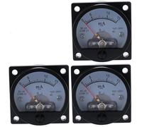 1 pièce 2.5 précision DC 0-100mA ampèremètre classe SO-45 rond analogique panneau mètre noir(400MA)