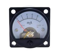 1 pièce 2.5 précision DC 0-100mA ampèremètre SO-45 classe rond analogique panneau mètre noir testeur ampèremètre 20ma ampèremètre analogique(3mA)