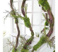 1 pièce, 2 m, Grande Guirlande Artificielle Flexible en Mousse, Branches d'arbre artificielles, vignes, pour Halloween, manoir hanté, Arche de Mariage, pièce, cheminée extérieure, décoration Murale.