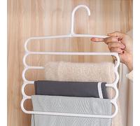 1 pièce/2 pièces/3 pièces Cintre polyvalent pour pantalons, écharpes et autres accessoires dans le placard Taille Unique,2 pièces,3 pièces,5 pièces,10 piècesPolypropylène