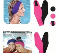 1 pièce/2 pièces/4 pièces Bandeau de natation et de plongée, couvre-oreilles imperméables pour le bain, accessoire de plage essentiel, accessoire de plage, flotteur de piscine, bandeau en matériau néo