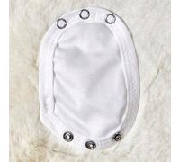 1 pièce/2 pièces/4 pièces Patchs extenseurs en tissu à double épaisseur, convenant pour certaines pressions métalliques sur les barboteuses, bodies, combinaisons pour bébés. Idéal pour les décorations