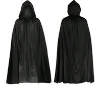 1 pièce/2 pièces Cape à capuche unisexe pour Halloween et Noël, costumes de fête, costume adulte pour Halloween et fête de Noël Rouge 150cm,Noir 150cm,63,00 pouces (160 cm),Rouge 180 cm (version améli