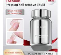 [1 pièce/2 pièces] Dissolvant de vernis à ongles liquide efficace et à libération rapide, tampons de gel dissolvant d'éponge douce pour les ongles sans dommage, utilisation professionnelle de manucure
