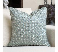 1 pièce/2 pièces Housse de coussin décoratif à motif géométrique, housse de coussin de luxe minimaliste moderne en jacquard polyester doux, convient pour l'hôtel, la villa, le bureau, le salon, la déc