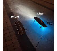 1 pièce/2 pièces Mini éclairage intérieur de voiture à 6 LED - Avec capteur tactile et chargement USB (Batterie au lithium intégrée de 150 mAh) - Conçu pour améliorer l'ambiance et l'éclairage intérie