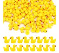 1 pièce/20 pièces/50 pièces Canard qui brille dans le noir, Mini canard, Ensemble de jouets de canard, Mini canards lumineux en résine pour l'artisanat, Décoration créative de voiture DIY, Canetons mi