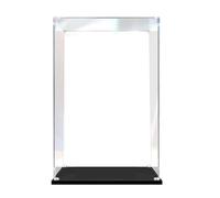 1 pièce 20x20x25cm Vitrine en Acrylique Transparente Anti - poussière 3mm, Grande Boîte de présentatio pour Lego 75304 75328 75349 76285 21303 40478 40648 Model