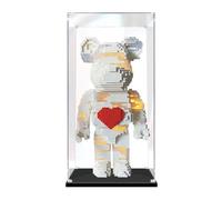 1 pièce 25x20x40cm Vitrine en Acrylique Transparente Anti - poussière 3mm, Grande Boîte de présentatio pour Lego 10369 76250 75398 Model Pop Mart Labubu 400% Doll