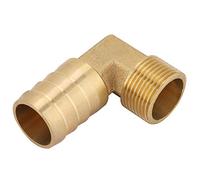 1 Pièce 3/4 Filetage Mâle en Laiton, Raccord de Tuyau en Laiton, Raccord de Tuyau coudé en Laiton, Raccord de Tuyau en Laiton, Wasserwaage Blase Coude de Raccord barbelé, Raccord
