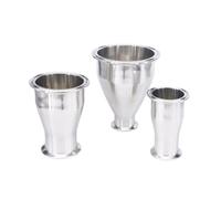 1 pièce 3,8 cm 6,3 cm 7,6 cm Tri Clamp Fit Tube O.D 25/32/38/45/51/57/63/76 mm Réducteur en acier inoxydable 304 Raccord Homewbrew (57 mm-38 mm)