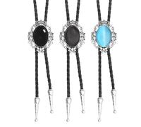1 pièce / 3 pièces sculptées fleur boucle bolo cravate pour homme femme marié collier de mariage western cowboy chemise approvisionnement cravates cowboy, Combinaison, taille unique