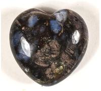 1 pièce 30 mm Llanite Cœur sculpté poli rose Orthoclase avec quartz bleu feldspath naturel Pierre précieuse Que Sera Cristal Minéral Collector Reiki Exemplaire - Chine