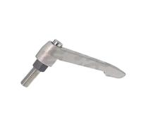 1 pièce 304 M4 M5 M6 M8 filetage en acier inoxydable levier de serrage en forme de L poignée réglable verrouillage filetage mâle bouton boulon vis(Sliver,M10X30)