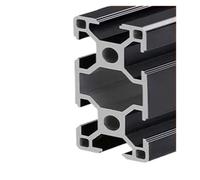 1 pièce 3060 3090 30120 profilé en aluminium noir for cadre de bricolage, rail linéaire, extrusion de pièces d'imprimante 3D CNC, machine d'extrusion de métal(OB-3060-b,500mm)
