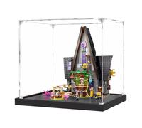1 pièce 30x30x30cm Vitrine en Acrylique Transparente Anti - poussière 3mm, Grande Boîte de présentatio pour Lego 10370 60375 75583 76261 76433 80046 Model Rokr Bilibili Doll