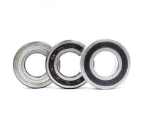 1 pièce 3220 ZZ/2Z Roulements à billes à contact oblique à double rangée 100mm x 180mm x 60,3mm à capacité de charge élevée Joint d'étanchéité du couvercle en fer