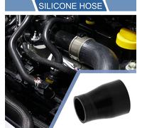 1 Pièce 38Mm/1.5"-51Mm/2.01" Id 76Mm/2.99" Longueur 0 Degré Tuyau De Refroidisement En Silicone Noir Universel