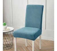 1 pièce/4 pièces/6 pièces Housse de chaise en L de couleur unie, motif abstrait. Biens pour la maison, élastique anti-poussière, style nordique moderne, minimaliste polyvalent, une pièce, housse de ta