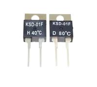 1 pièce 40 50 60 70 80 90 100 °C NC normalement fermé NO normalement ouvert 1,5 A interrupteur thermique capteur de température thermostat KSD-01F JUC-31F(45C,Normally closed D)
