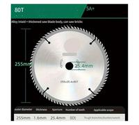 1 Pièce 40/60/80 Dents Tête De Coupe-herbe Lame Lame Bois Tondeuse Disque For Tondeuse À Gazon For Débroussailleuse Tondeuse Jardin Tondeuse À Gazon Pièces(5A-80T)