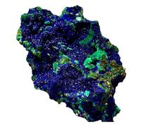 1 pièce 400-450 g Azurite Symbiose Malachite Quartz Cristal Gemstone Stone