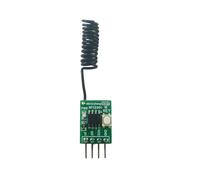 1 pièce 433M 2 canaux EV1527 PT2262 2264 télécommande apprentissage code fixe ASK OOK télécommande module de décodage 3,3 V 3,7 V 5 V RFCE001(Decoder WITH PIN)