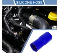 1 Pièce 45-51Mm/1,77"-2,01" Id 127Mm/5,00" Longueur 0 Degré Tuyau De refroidissements En Silicone Bleu Universel