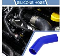 1 Pièce 45Mm/1,77" Id 102Mm/4,02" Longueur 135 Degrés Tuyau De Silicone Bleu Tuyau De Liquide De refroidisement Universel