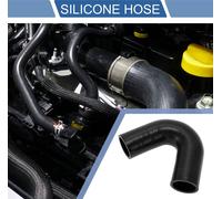1 Pièce 45Mm/1,77" Id 102Mm/4,02" Longueur 135 Degrés Tuyau De Silicone Noir Tuyau De Liquide De refroidisement Universel