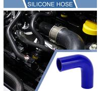 1 Pièce 45mm/1,77" Id 120mm/4,72" Longueur 90 Degrés Tuyau De Silicone Bleu Tuyau De Liquide De refroidissements Universel