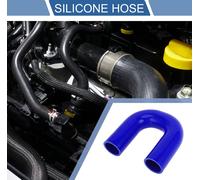 1 Pièce 45mm/1,77" Id 150mm/5,91" Longueur 180 Degrés Tuyau De Silicone Bleu Tuyau De Liquide De refroidissements Universel