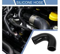 1 Pièce 45mm/1,77" Id 90mm/3,54" Longueur 135 Degrés Tuyau De Silicone Noir Tuyau De Liquide De refroidissements Universel