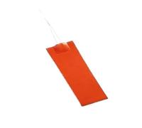 1 pièce 48 V 110 V 220 V 380 V Coussin chauffant en silicone Tapis chauffant carré en caoutchouc Plaque chauffante Flexible Étanche Imprimante 3D(500x100mm 200W,48V)