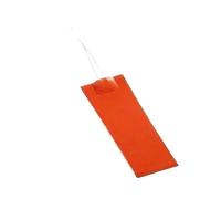 1 pièce 5 V 12 V 24 V 36 V Coussin chauffant en silicone Tapis chauffant carré en caoutchouc Plaque chauffante Flexible Étanche Imprimante 3D(100x50mm 15W,5V)